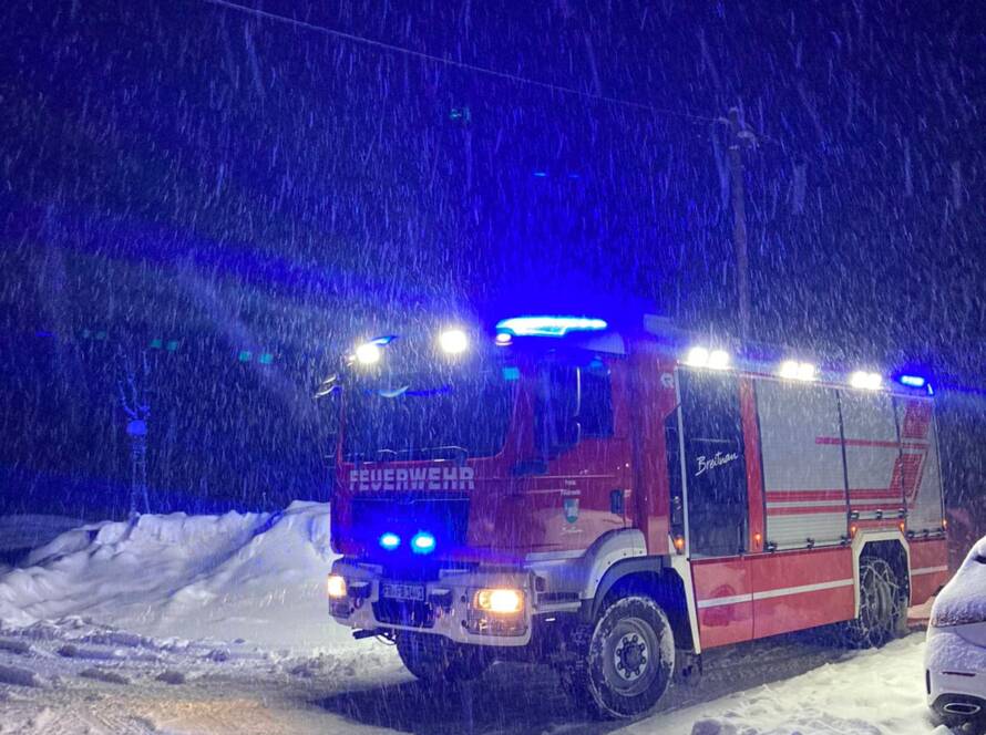 Freiwillige Feuerwehr Breitnau beim Einsatz