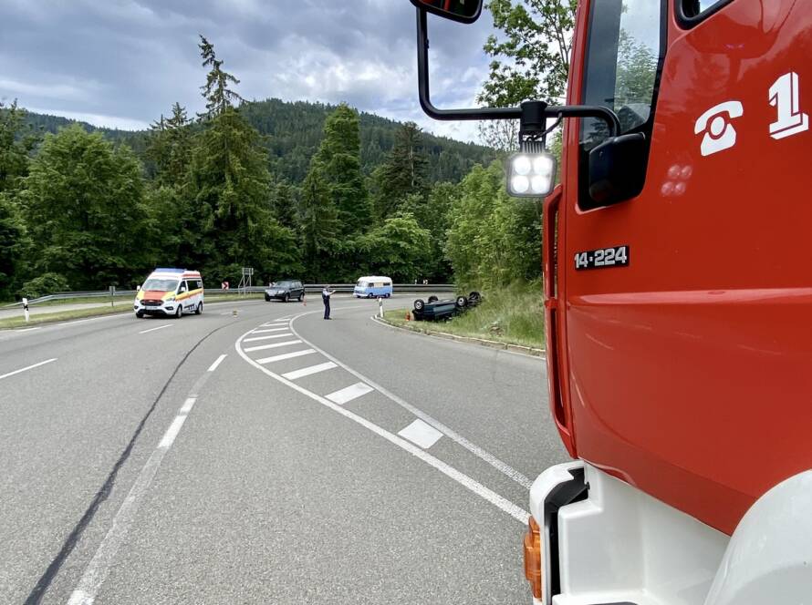 Freiwillige Feuerwehr Breitnau beim Einsatz