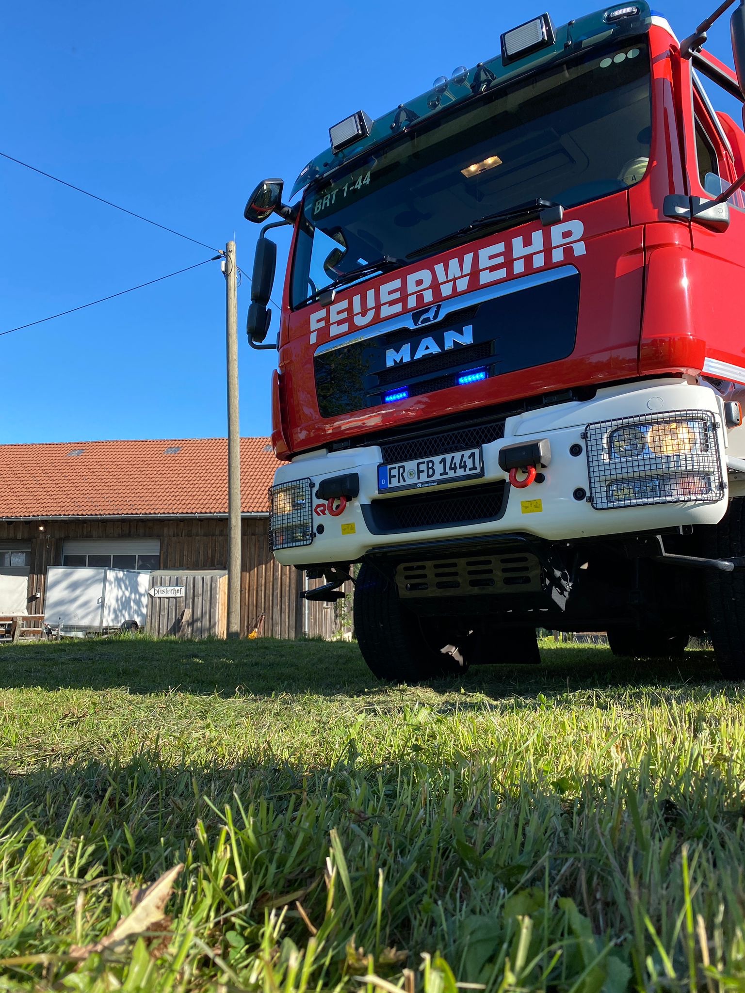 Freiwillige Feuerwehr Breitnau beim Einsatz