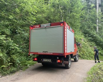 Freiwillige Feuerwehr Breitnau beim Einsatz