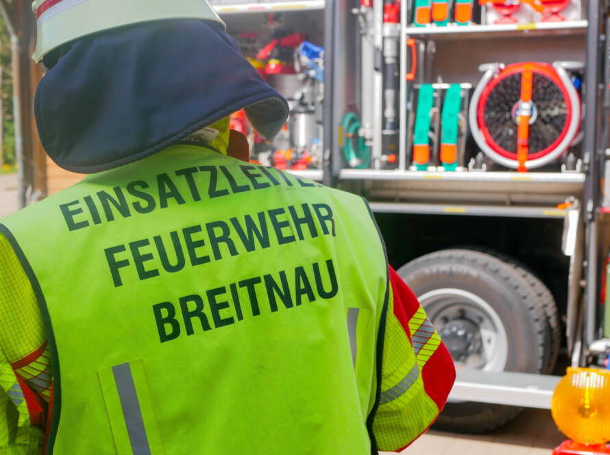 Freiwillige Feuerwehr Breitnau beim Einsatz