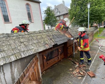 Freiwillige Feuerwehr Breitnau beim Einsatz